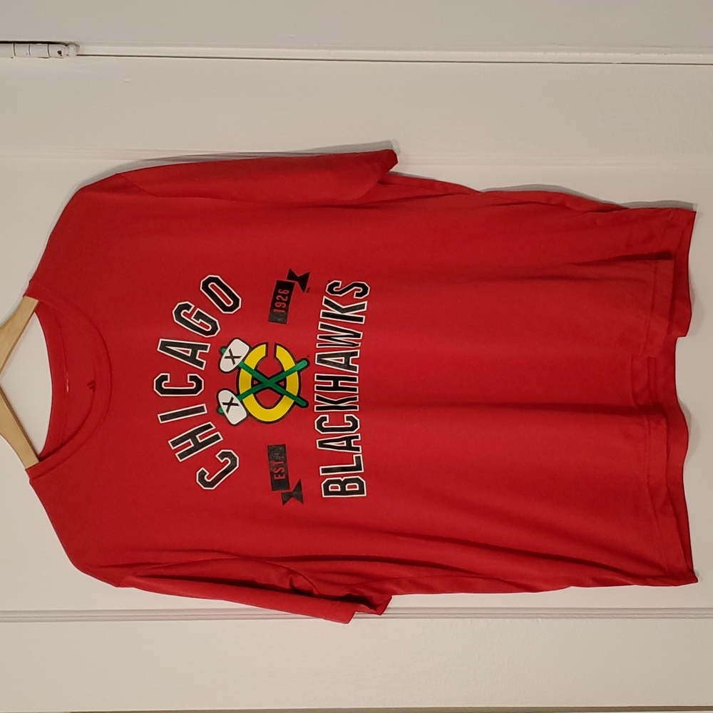 Adidas Chicago Blackhawks Hockey Tee Size XL